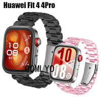 For Huawei Fit 4 pro Smart Watch Strap Wristband Plastic Clear Women men Band