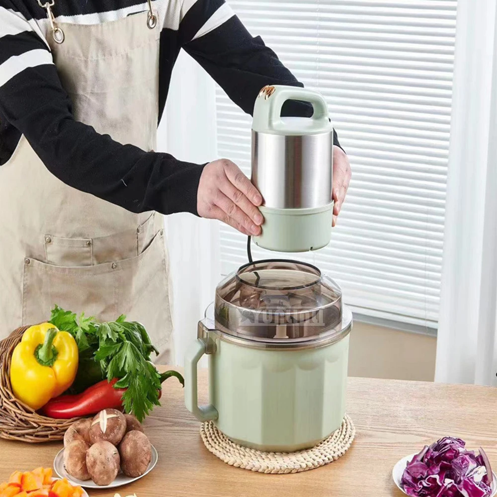 6L Household Portable Meat Grinder  Automatic Multi-function Kneading Machine Kitchen Blender