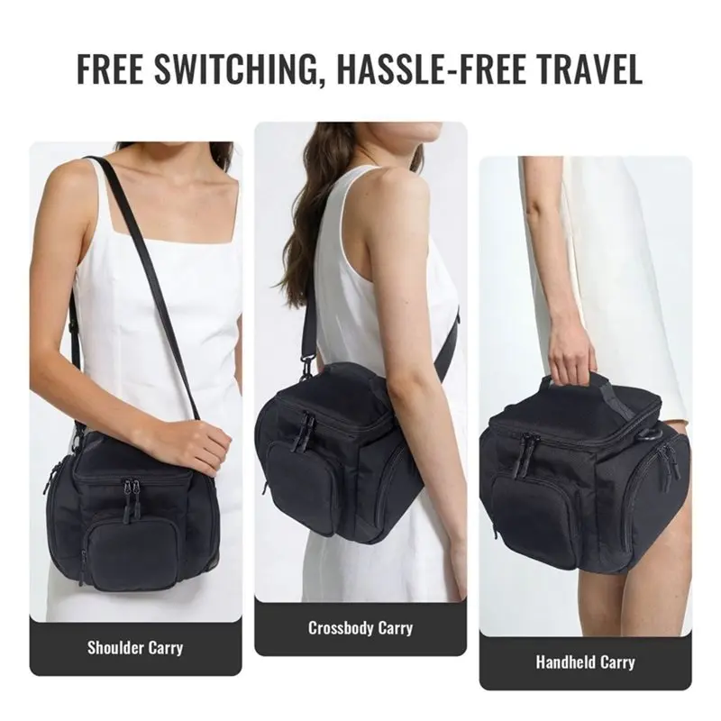 A03F-For Steam Machine Accessories Storage Bag Waterproof Multi-Function Zipper Travel Carry Case For Steam Machine