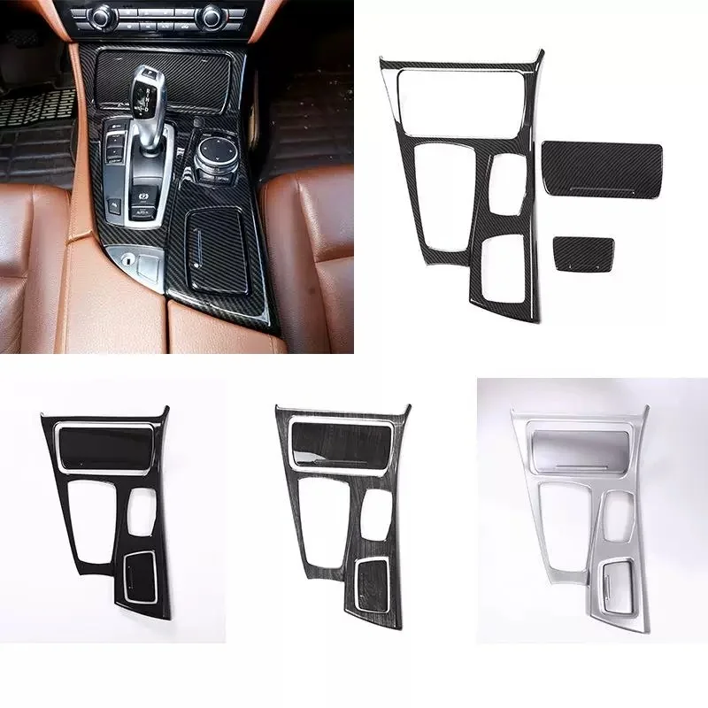 

Car Center Console Gear Shift Panel Cover Trim For BMW 5 Series F10 F18 520li 525li 530li 2011-2017 Interior Accessories