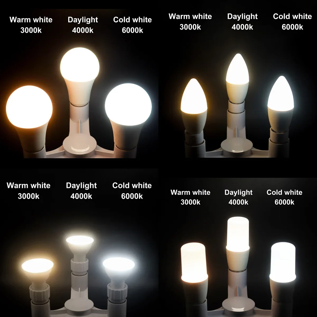 Imagem -04 - Dimmable Rgbw Led Lâmpada Inteligente Lâmpada de Controle Remoto Infravermelho Luz de Cor Adequado para Férias em Família Festa Gu10 C37 G45 Pcs