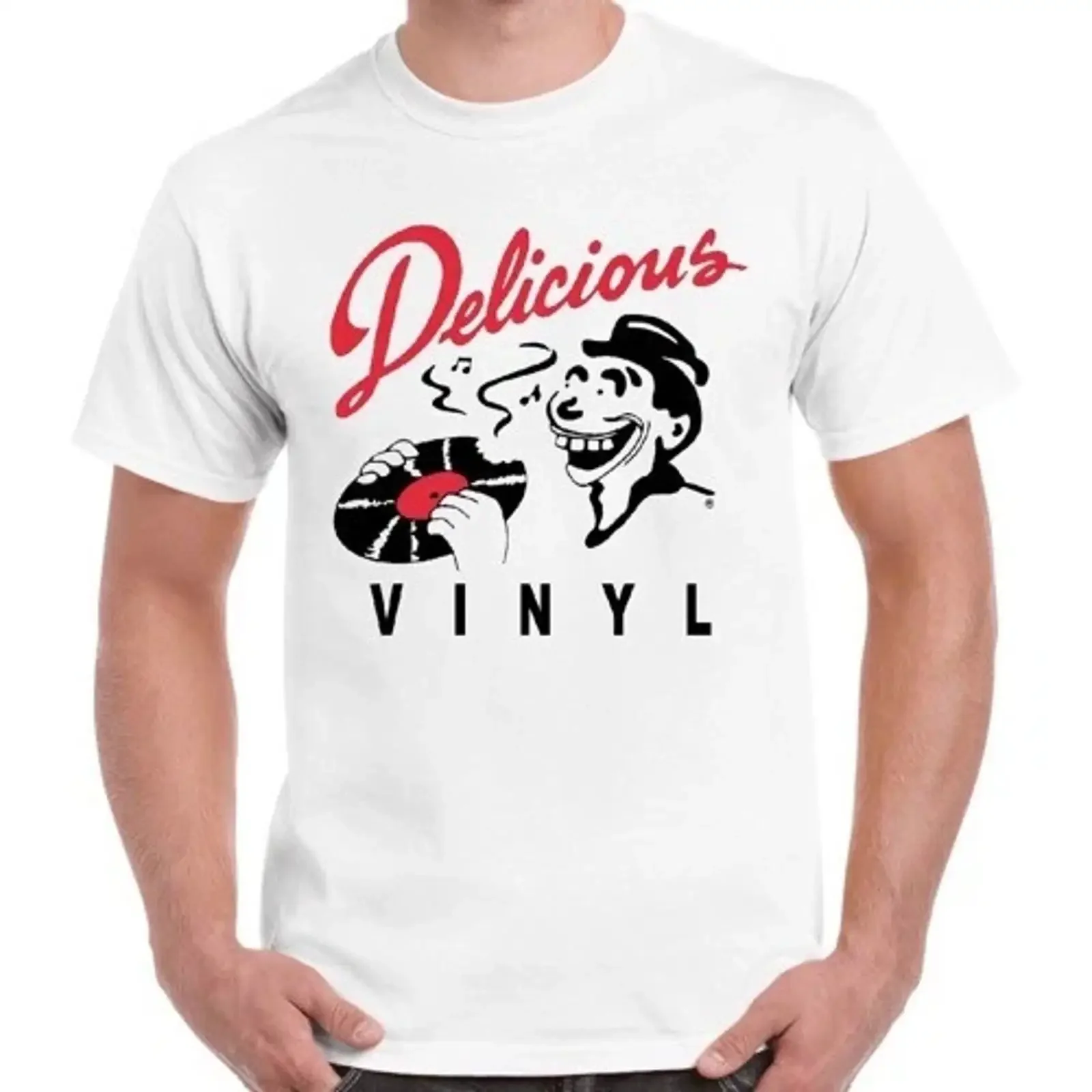 Vinly Delicious Music Record Label Rap Hip Hop Cool T Shirt 2730 vintage Washed graphic Comfortable Slightly Stylish Versatile