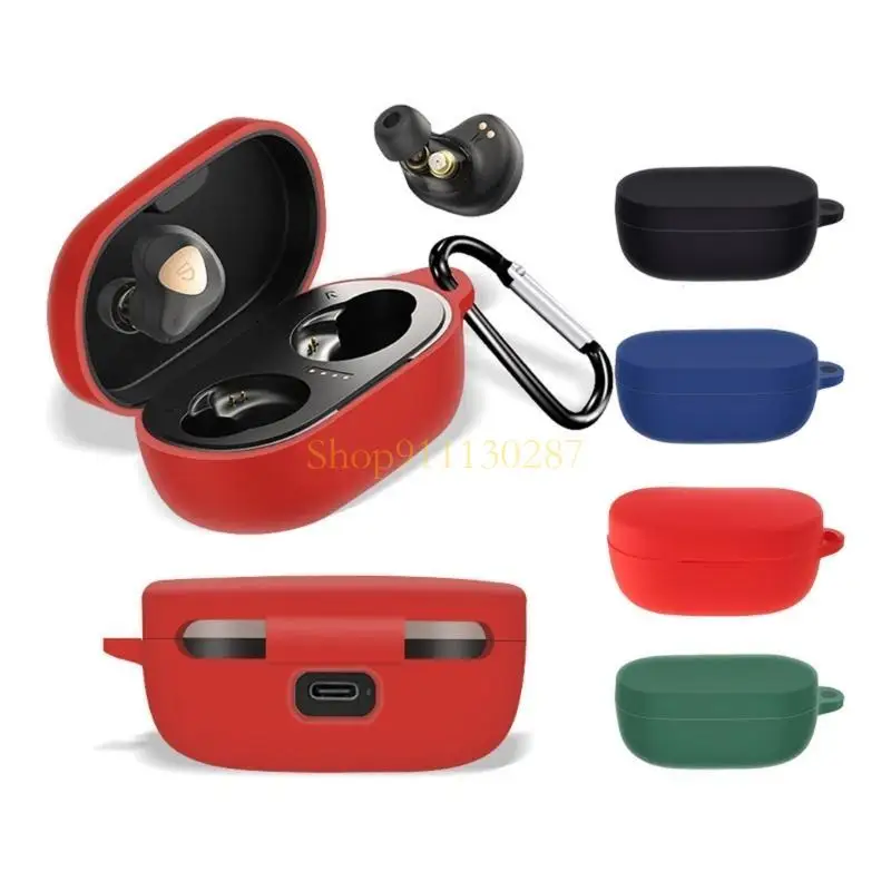

J1HC Shockproof Covers forSoundPEATS TRUENGINE 3SE Headset Storage Cases Protector Earbuds Sleeves Protector