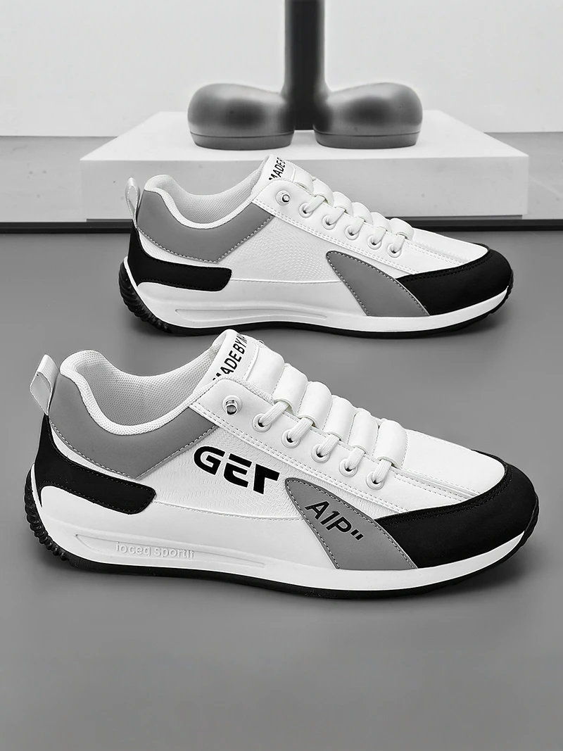 

Casual Lightweight Men's Shoes Anti-Slip Work Trainer Fashionable All-Match Summer New Arrival AG Male Footwear round Toe PVC...