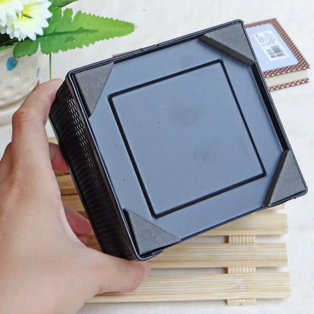 2Pcs Desktop Memo Holder Metal Mesh Easy Access Note Pad Storage Organizer for Office School Home Use Memo Holder