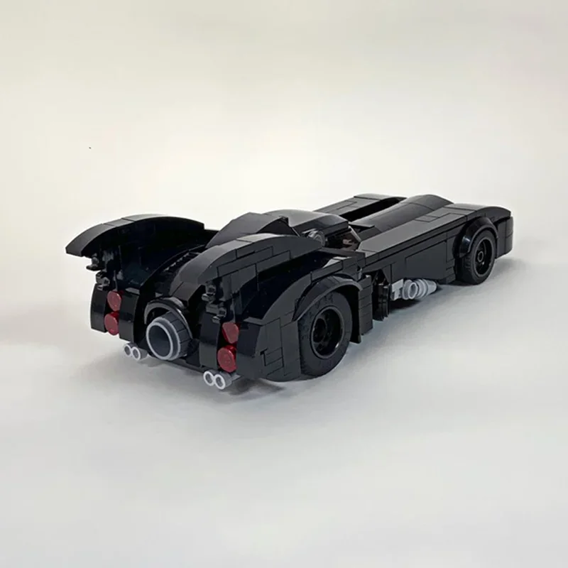 406PCS MOC Super Heroe Tim Burton's BatmobileS Sports Car Model Building Blocks Stacking Bricks Creative Toys Kid Gift Diy
