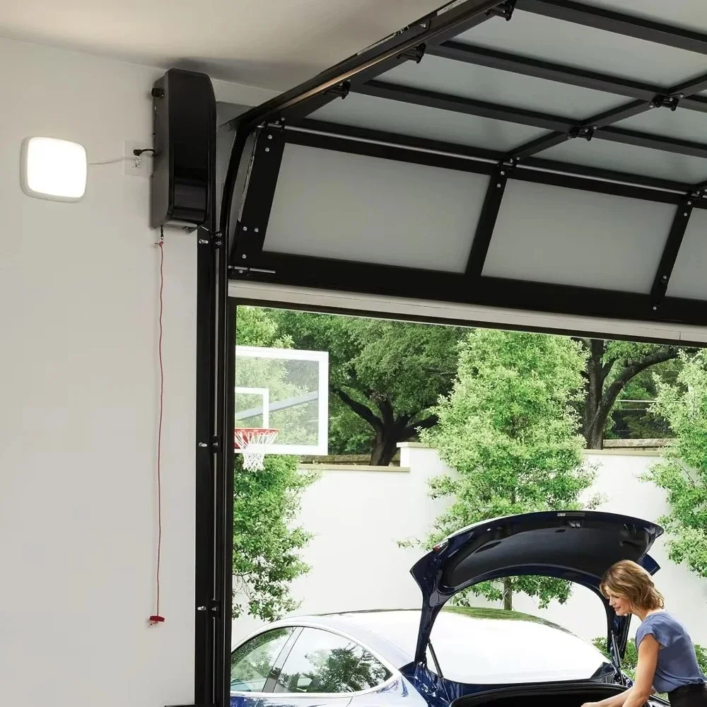 صفقة رائعة. ميزات فريدة من نوعها-RJO101MC مثبتة على الحائط فائقة الهدوء مع بطارية احتياطية وإضاءة LED وفتاحة باب المرآب 36 رطلاً B