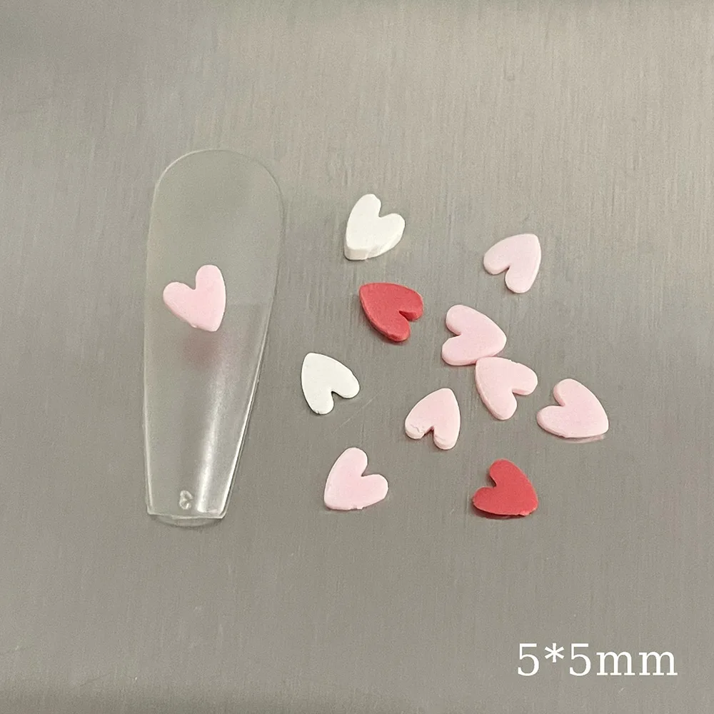 7style ハートネイルオーナメント 多用途キラキラハート型レジンネイルアクセサリー シルバーゴールドハートリベット ネイル飾り 404art