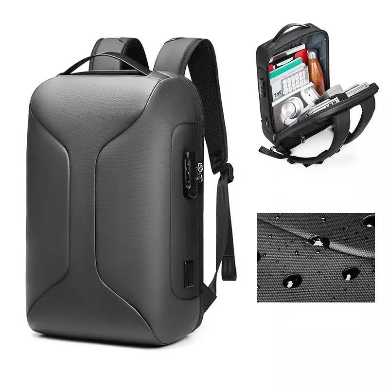 USB Laptop Backpack Large Capacity Travel Bags Daily Work Business Backpack Mochila For Men Shockproof Briefcase Shoulder Bag