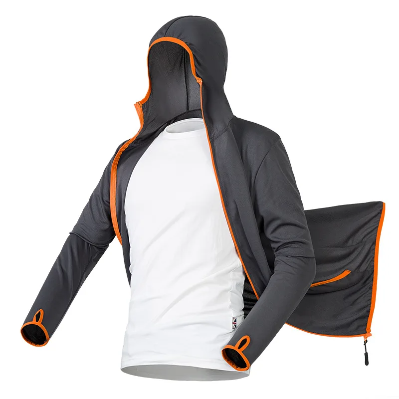 Setelan memancing - Setelan pengusir nyamuk pria pelindung sinar matahari musim panas - Setelan memancing yang cepat kering dan bernapas