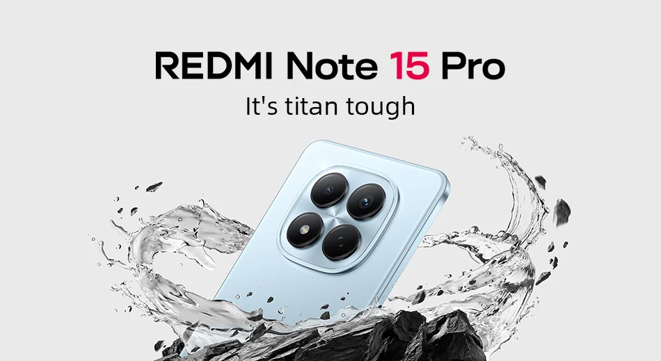Global Version Xiaomi Redmi Note 15 Pro NFC Smartphone 256GB 512GB 6.77" AMOLED Display 200MP 6500mAh Battery 45W Turbo Charging
