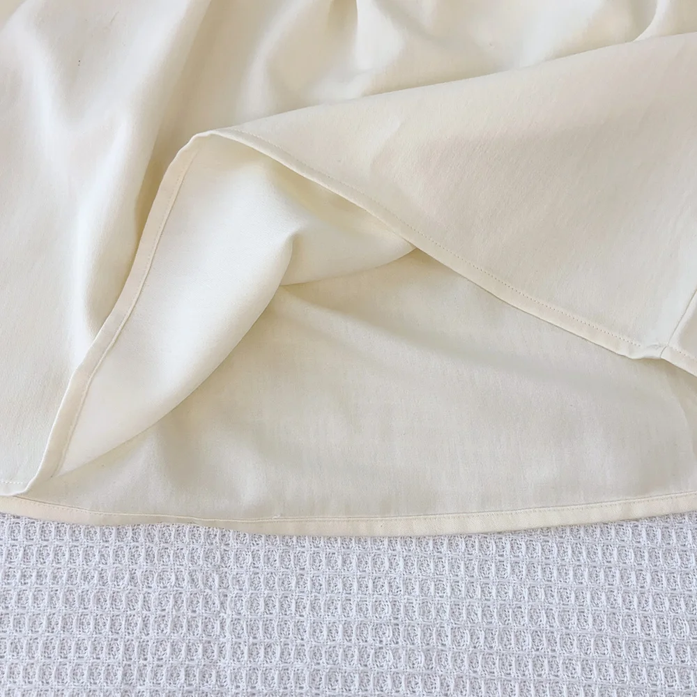 3-7 سنوات الأطفال ملابس كاجوال كم طويل فستان بسيط ألف خط 1 قطعة الفتيات الخريف موضة لطيف ملابس يومية #6