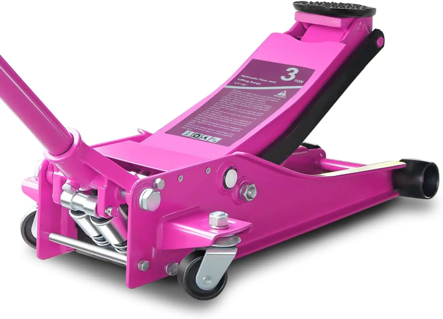 

3-тонный низкопрофильный напольный домкрат, сверхпрочный стальной гидравлический автомобильный домкрат с двойным поршневым насосом для быстрой подъема, гидравлический гоночный напольный домкрат