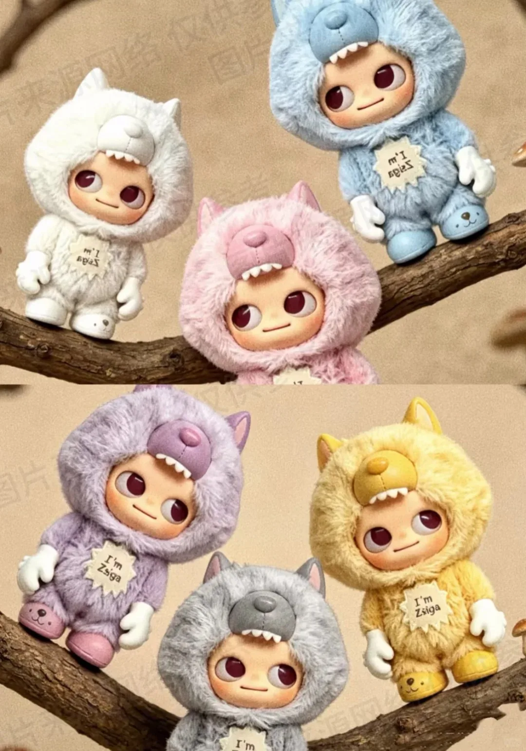 

POPMART Original Zsiga "I'm Zsiga" Series Trend Blind Box Cute and Interesting Toy Surprise Collection Birthday Gift in Stock