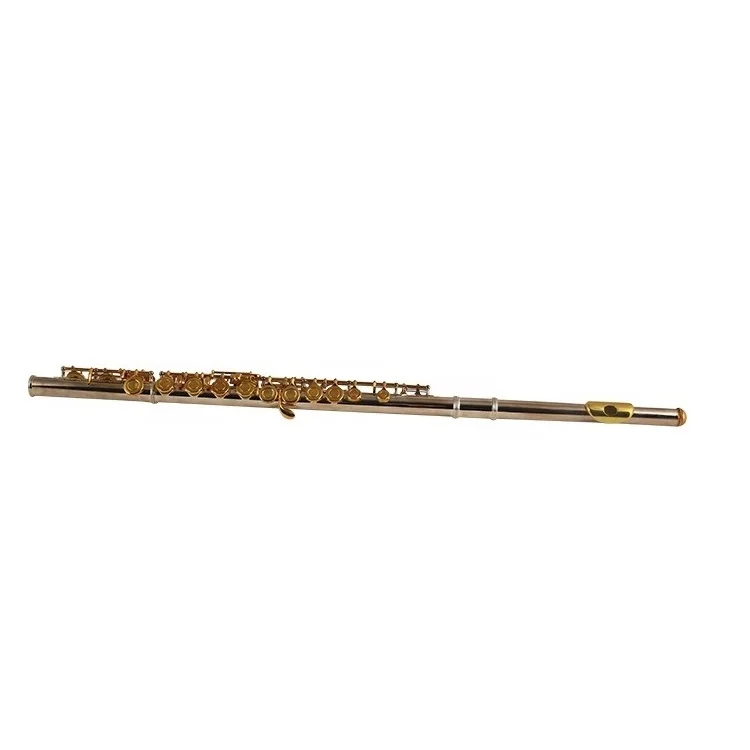 Silver Plated 16-hole Closed Flute Is a Hot Seller Transverse Musical Instruments Happy Flute