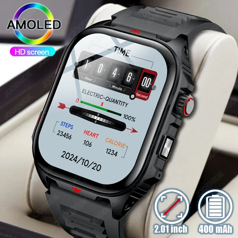 

For Xiaomi Outdoor GPS Sports Smart Watch Men Heart Rate Bluetooth Call Waterproof Fitness 2.01 inch Military Smartwatch 2025New