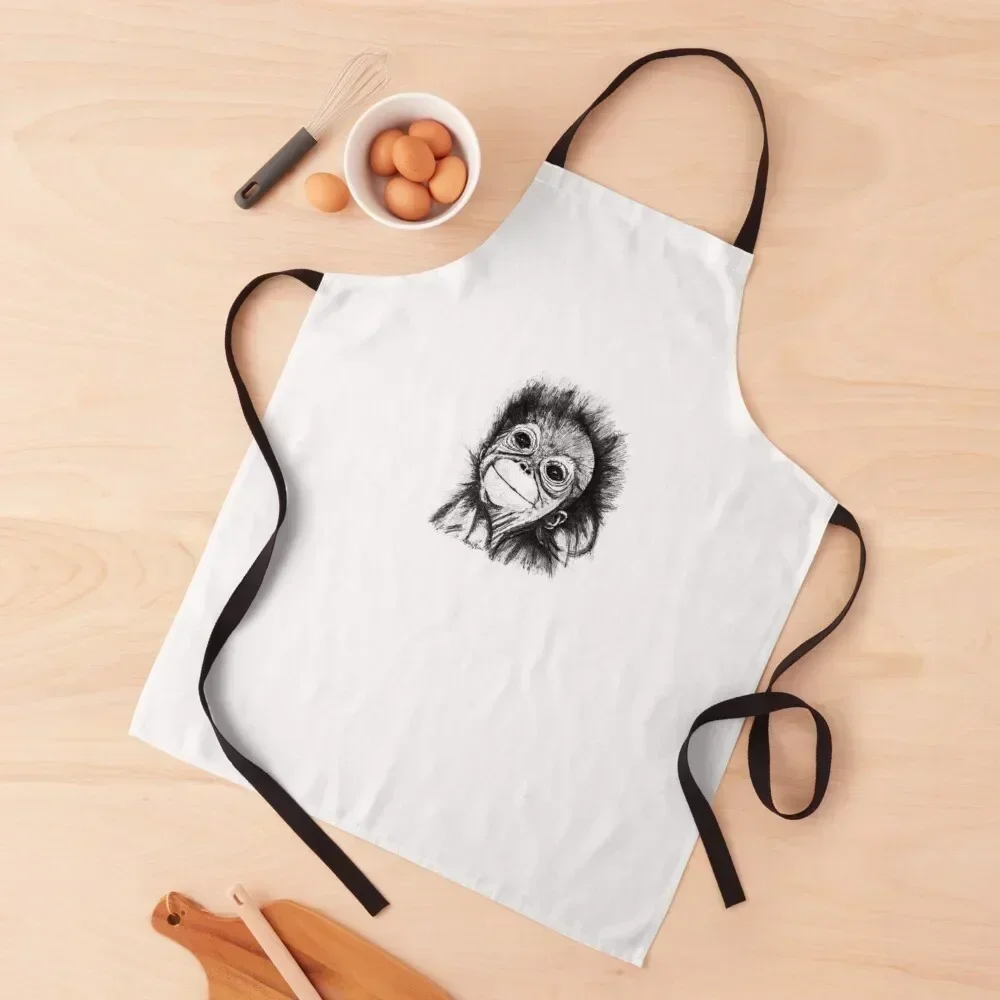 

Cheeky Chimp Apron cook wear For Cosmetologist Restaurant beauty master Apron