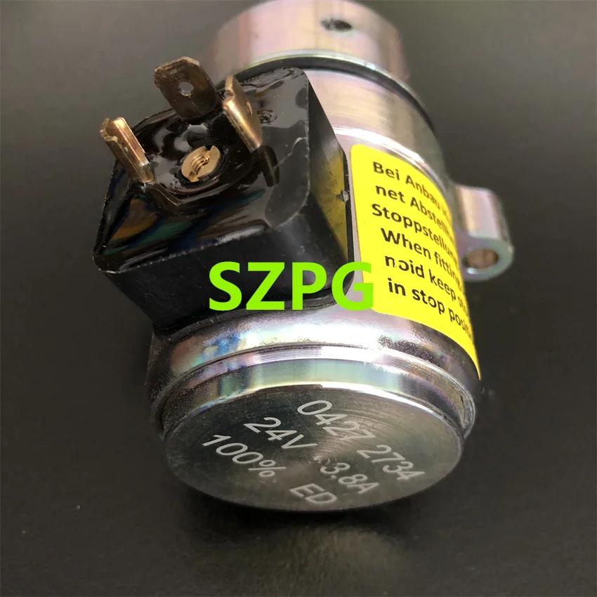 

For 24v 0427 2734 Fuel Shut Off Solenoid 04272734 Shutdown Solenoid for D-eutz Engine