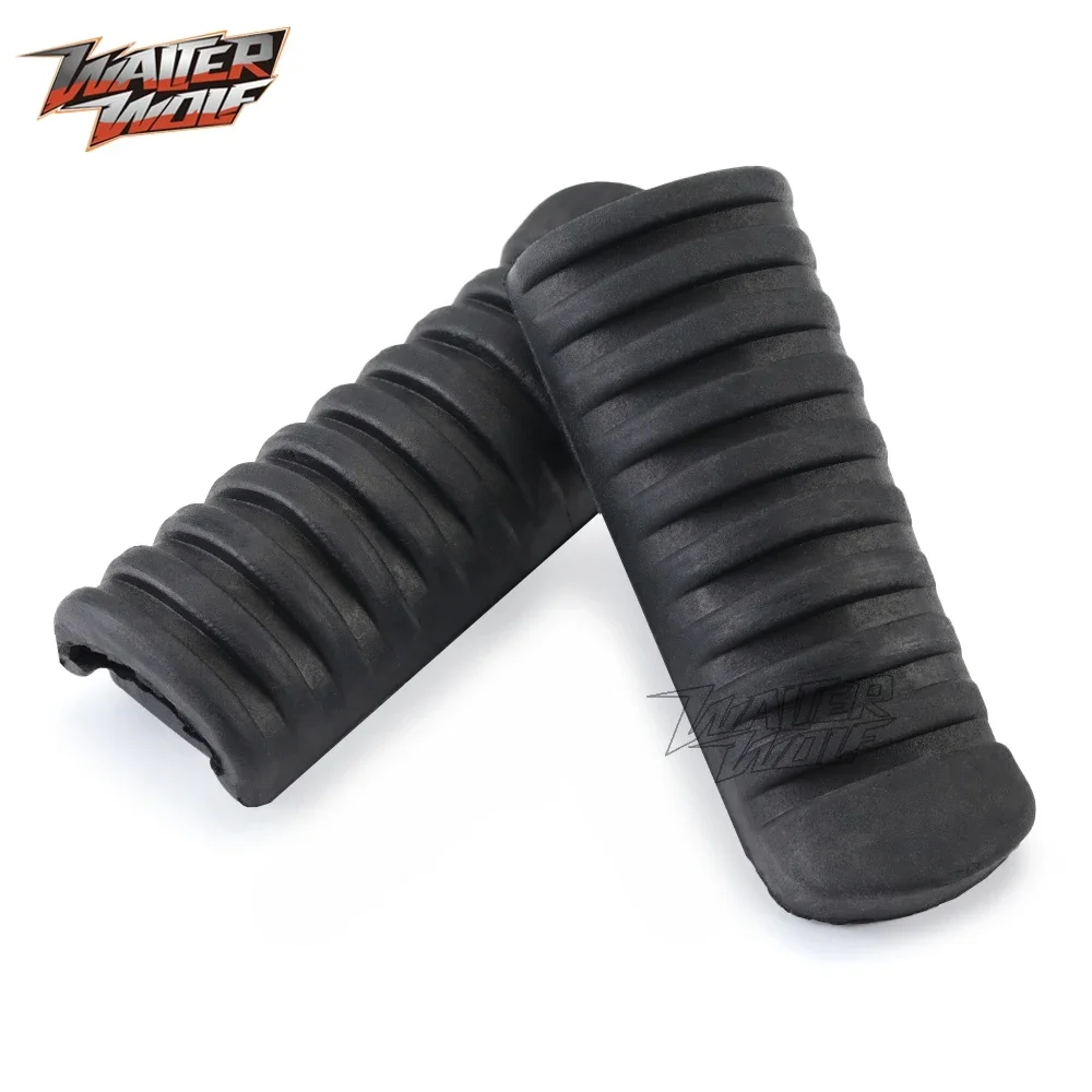 Z900 ER6N Front Footrest Rubber Cover For KAWASAKI Z750 Z1000 VERSYS NINJA 250R 400 650 ZX6R ZX9R ZX12R GPZ Motorcycle Foot Pegs