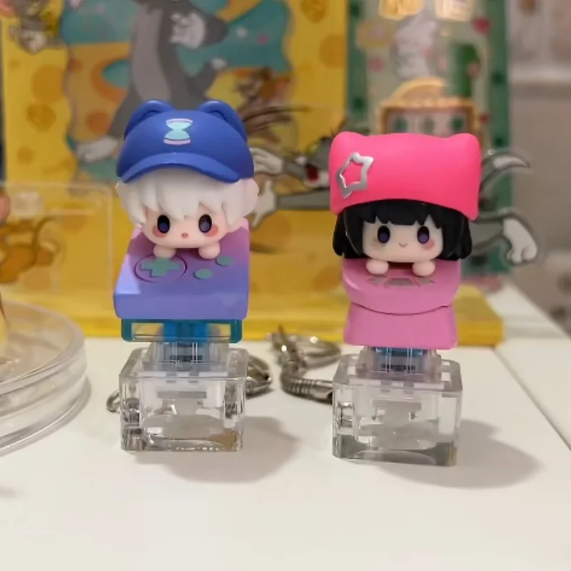 

Genuine New Link Click Blind Box Link Click Retro Trend Series Keycap Mystery Box Mechanical Keyboard Keys Decoration Toys Gifts