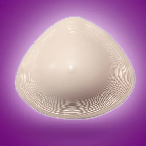 Imagen 2 del producto Prótesis Triangular de silicona, prótesis ligera adecuada para mastectomía femenina contra el cáncer de mama con cubierta de alta calidad