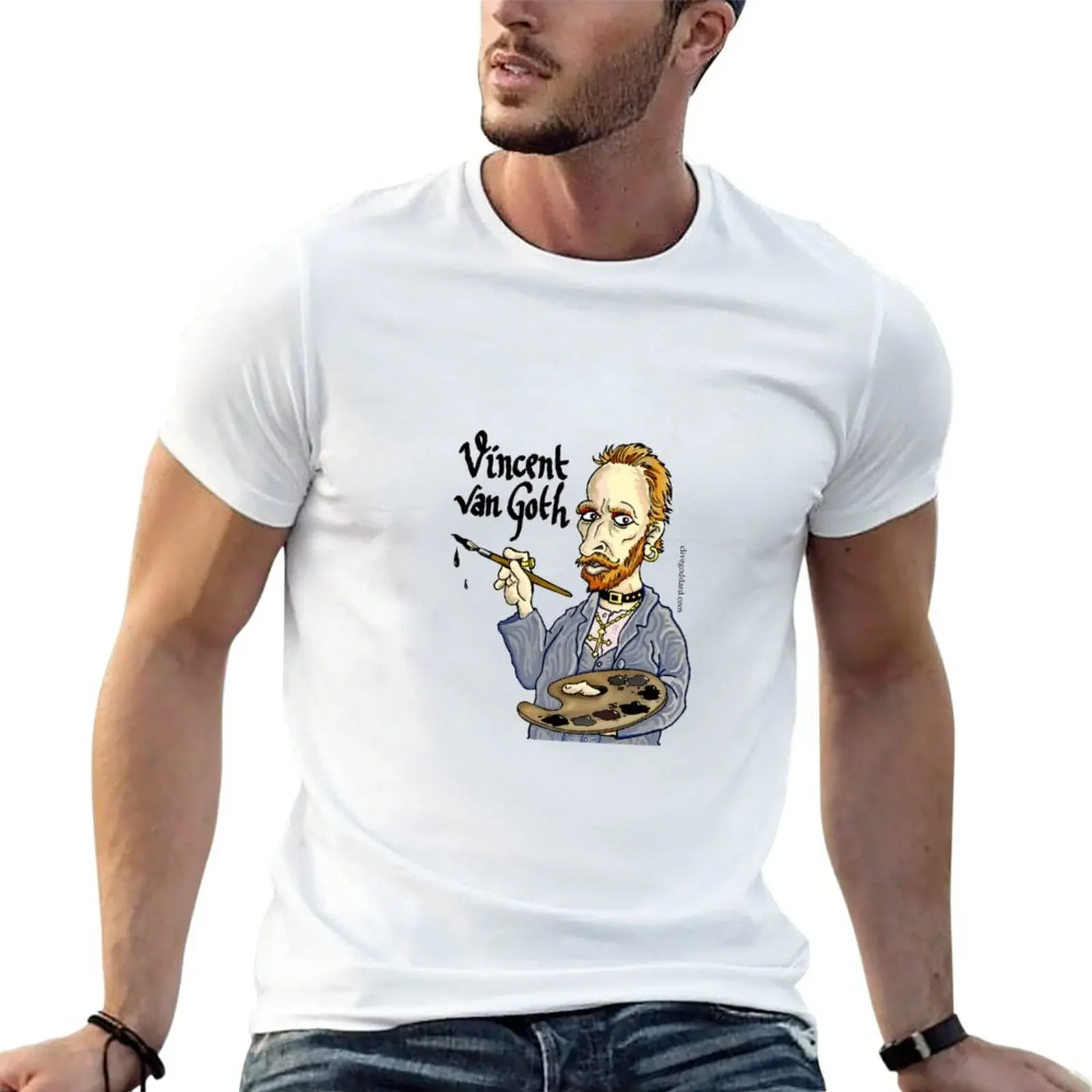 

New Vincent van Goth T-Shirt boys white t shirts graphics t shirt man clothes anime clothes oversized t shirts for men