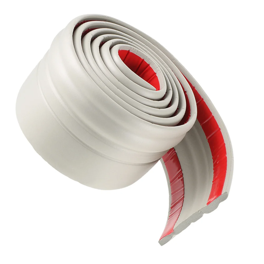 1 rolo de guarnição de canto para descascar e colar, autoadesiva, flexível, moldagem de borda de parede, para linhas de pés de piso de parede de fundo