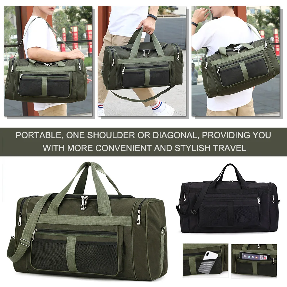 Portable Sports Gym Bag Oxford Travel Duffel Bag For Men Women Sport Gym Fitness Tote Travel Training Workout Fitness Bag