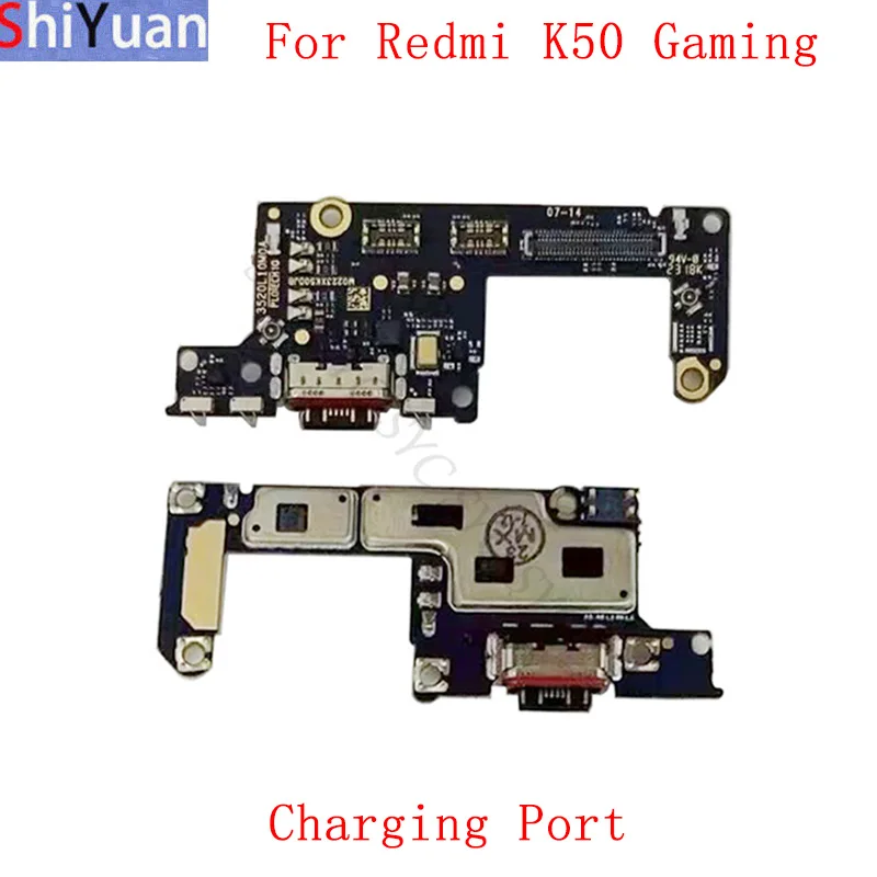 USB Charging Port Connector Board Flex Cable For Xiaomi Poco F4 GT Redmi K50 Gaming Charging Connector Repair Parts