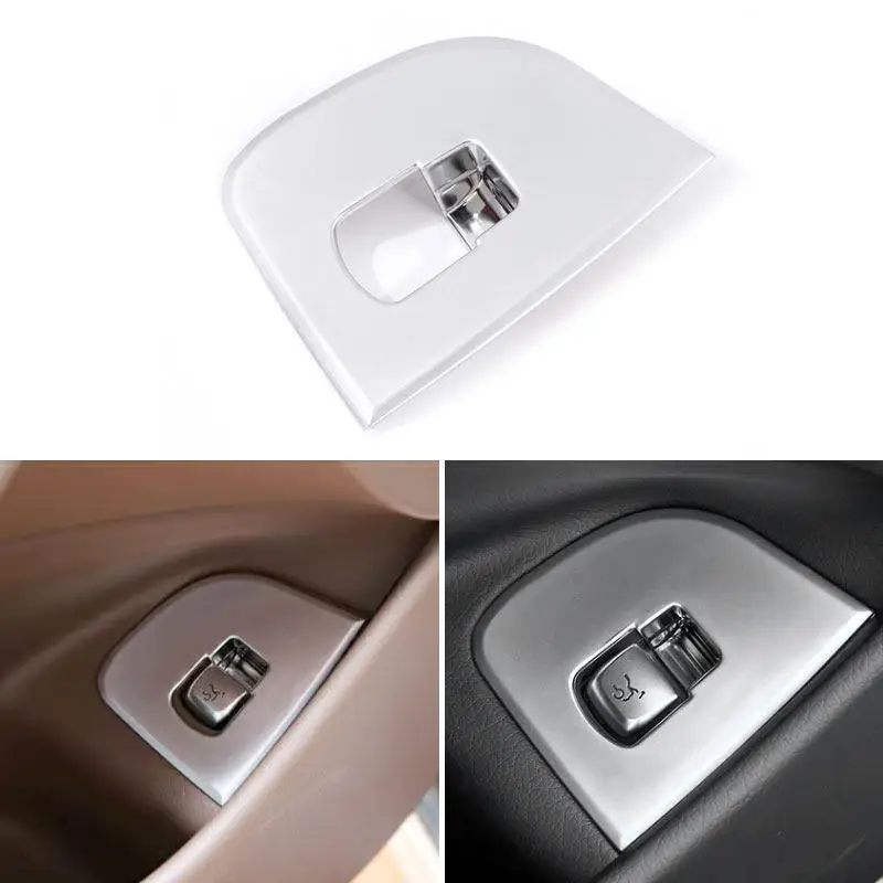 

For Mercedes Benz E Class W213 2016-2018 LHD Car Interior Modified Decoration Rear Trunk Switch Control Frame Sticker Trim
