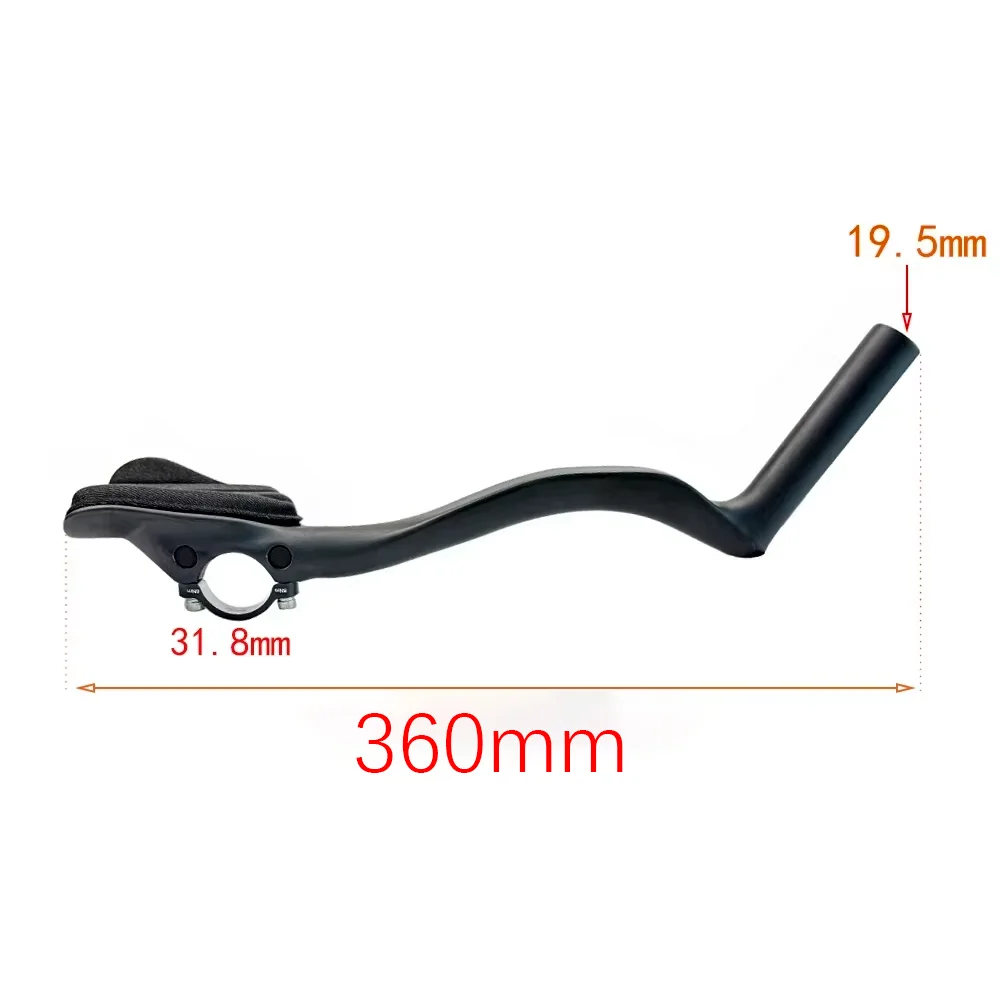 BALUGOE Langstrecken-Rennrad Carbon-Faser MTB TT Lenkerstütze 31,8-22,2MM Universal Rundrohr – Detail 3