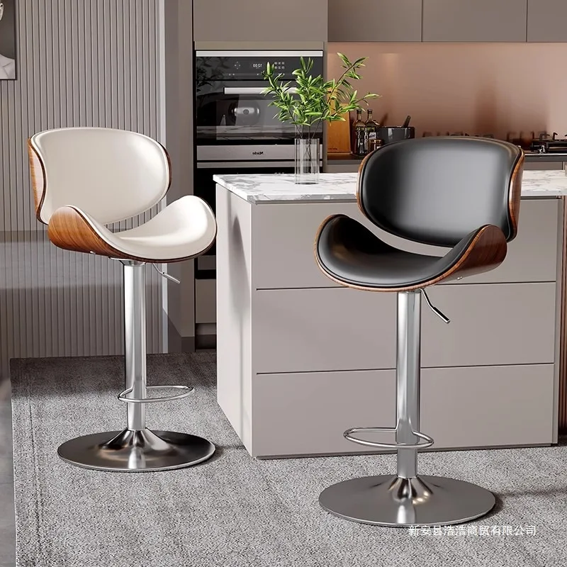 

Modern Luxury Bar Stool for Home Kitchen High Chair for Bar Island Western Restaurant Light Luxury for Living Room