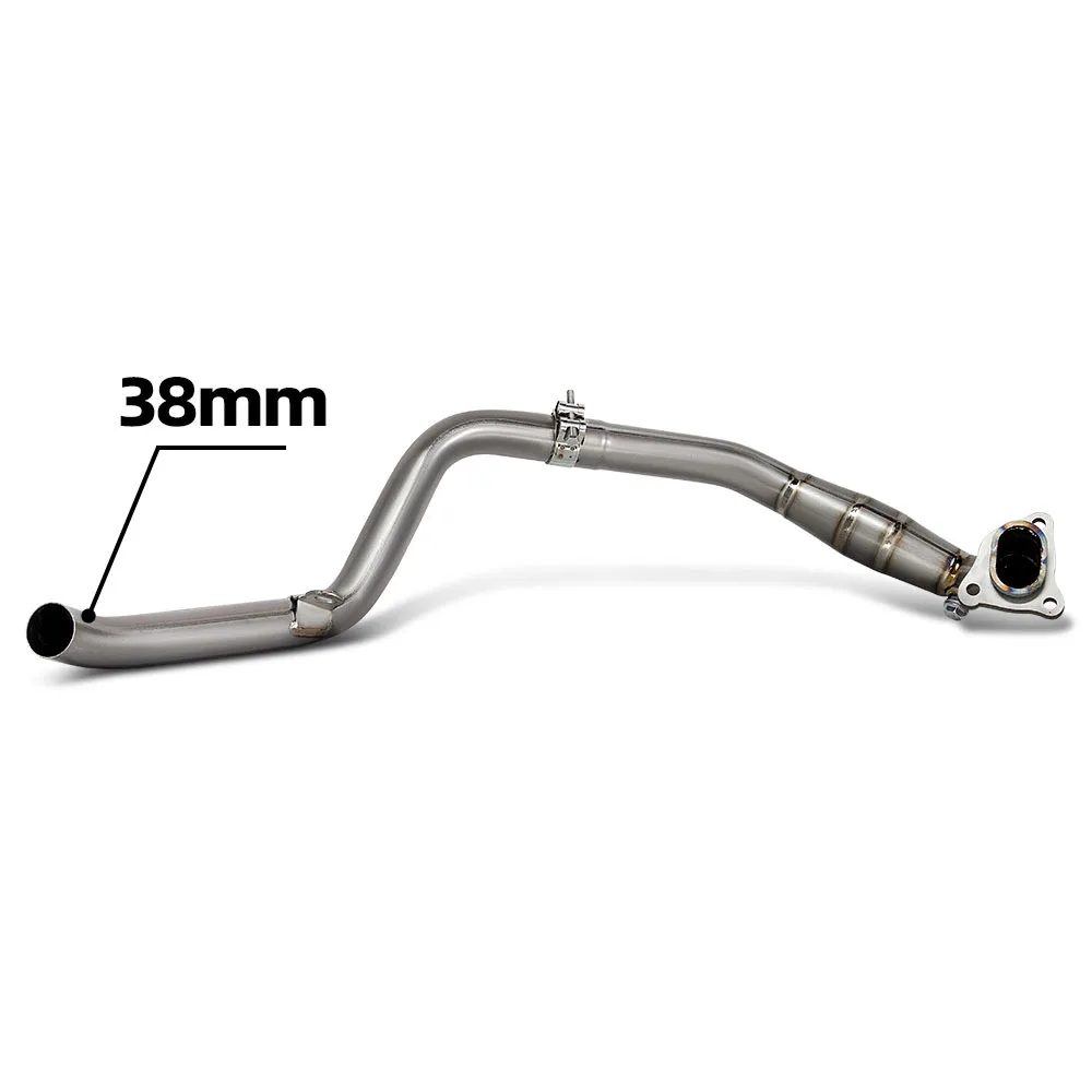 For X-ADV750 Forza750 X ADV750 Motorcycle Titanium alloy Escape Modified Front Middle Link Pipe Fits Original Muffler