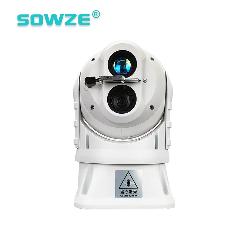 I Shape Yacht Mounted PTZ Camera With Long Range Laser IR Night Vision Support Lan Login In