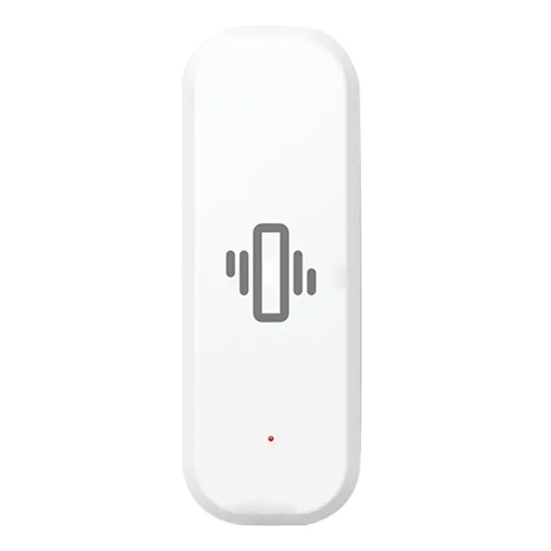 AA87 Zigbee Smart Vibration Sensor Detection Tuya Smart Life APP Notification Real-Time Motion Vibration Alarm Smart Home, Durab