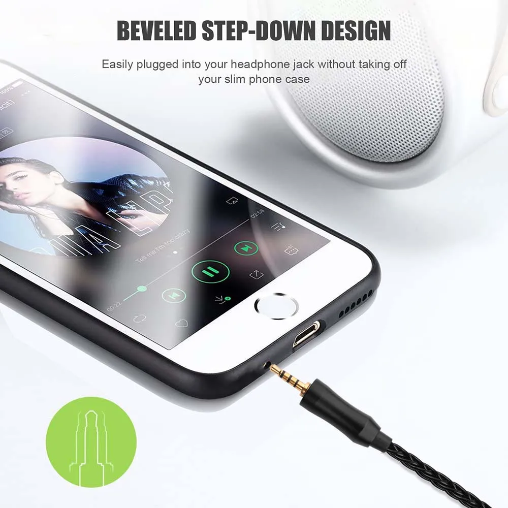 2.5mm Balanced Male To 4.4mm Stereo Female Adapter Cable For NW‑ZX507 DMP‑Z1 NW‑ZX300A NW‑WM1Z Headphone Cable Adapter