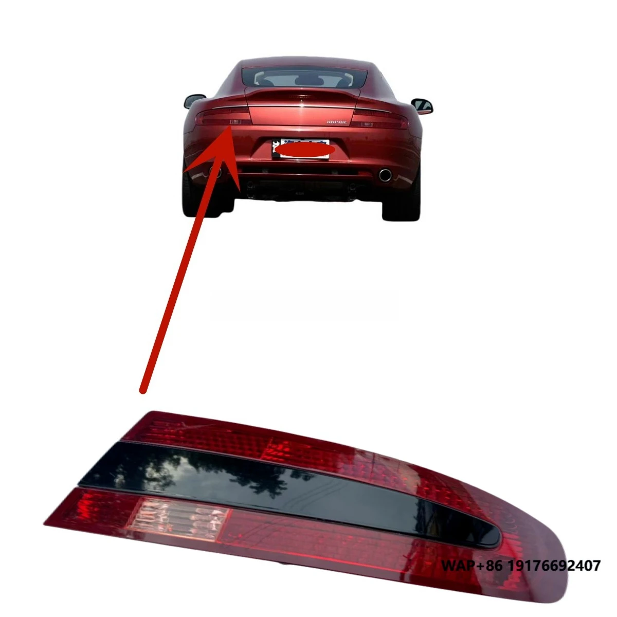 For 'Aston Martin Perfect Original  Left Rear Taillight   Rear Lamp Assy   OEM  8D3313404AG    8D3313404AH  8D3313404AD