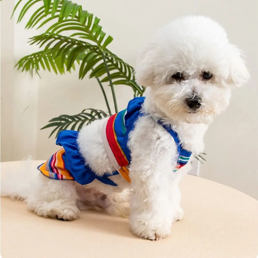

Pet Supplies Fashion Pet Swimsuit Soft Thin Design Pet Princess Dresses Breathable Pet Summer Clothes for Puppy Kittens