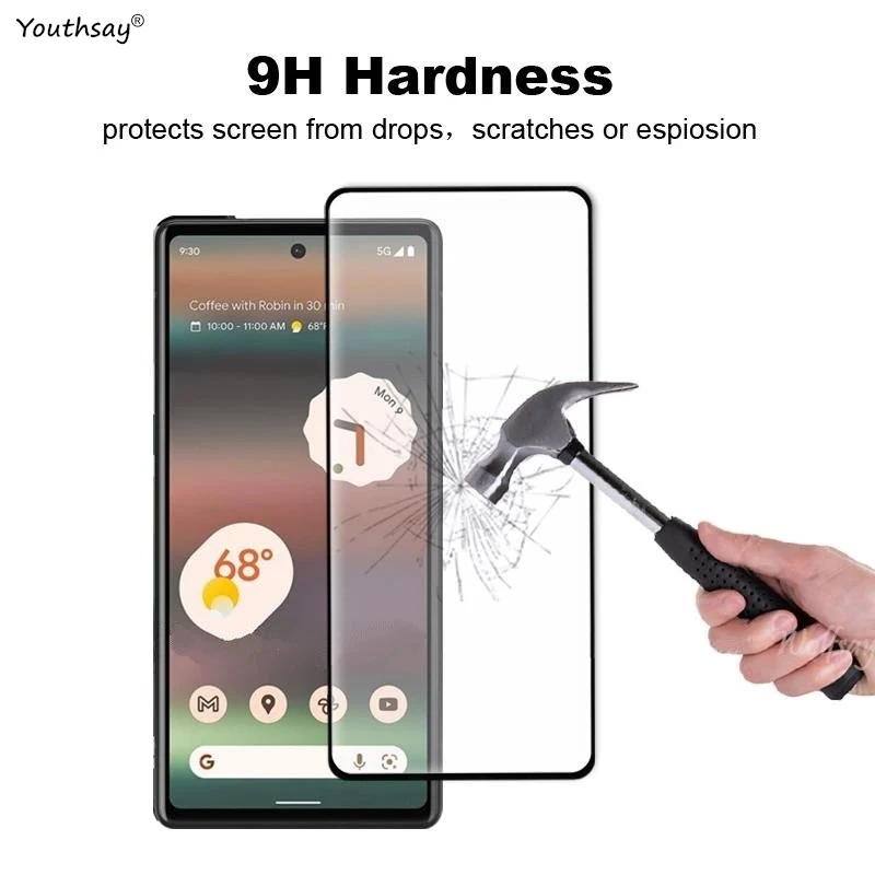 Full Cover Glass For Google Pixel 9 Pro Tempered Glass For Google Pixel 9 Pro XL Screen Protector HD Phone Lens Film Pixel 9 Pro