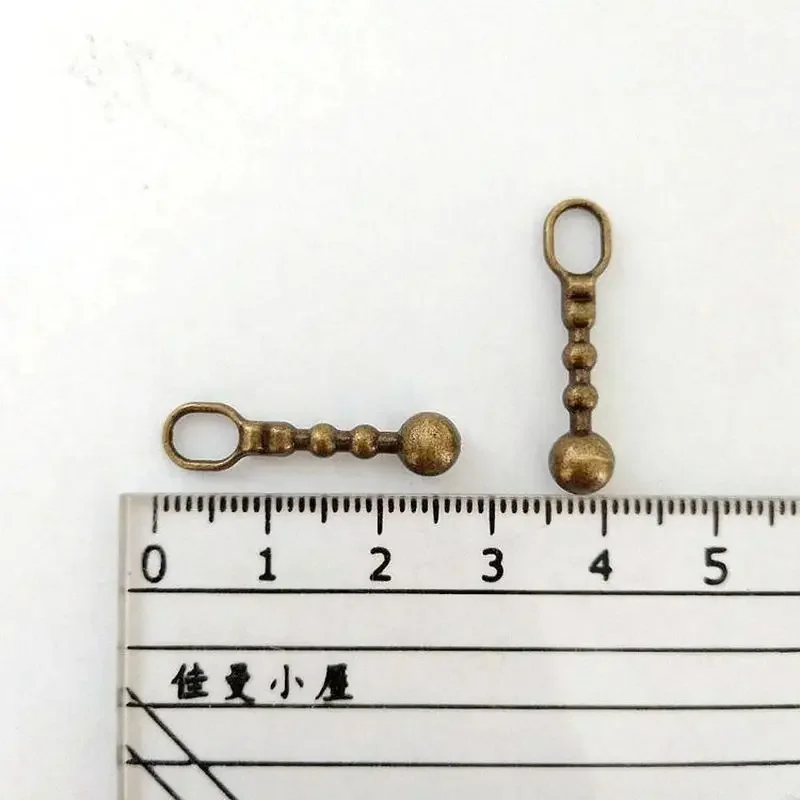 10PCS 3# 25mm Metal Zipper Puller Bag Bronze Pull Pendant DIY Wallet Jacket Repair Zip Pendant Hardware Zipper Sliders