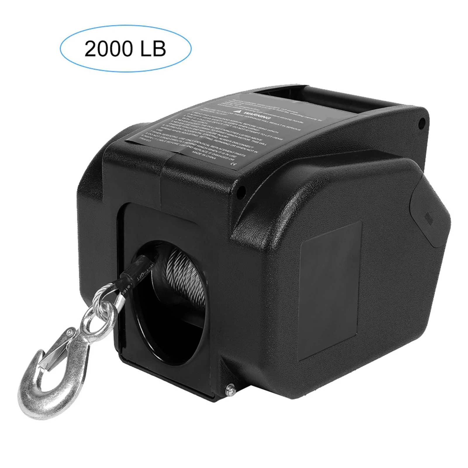 12V Electric Winch 2721 KG with Radio Remote Control Winch Boat Winch Winch Cable Winch  12V Winch  Electric Winch  Boat Winch