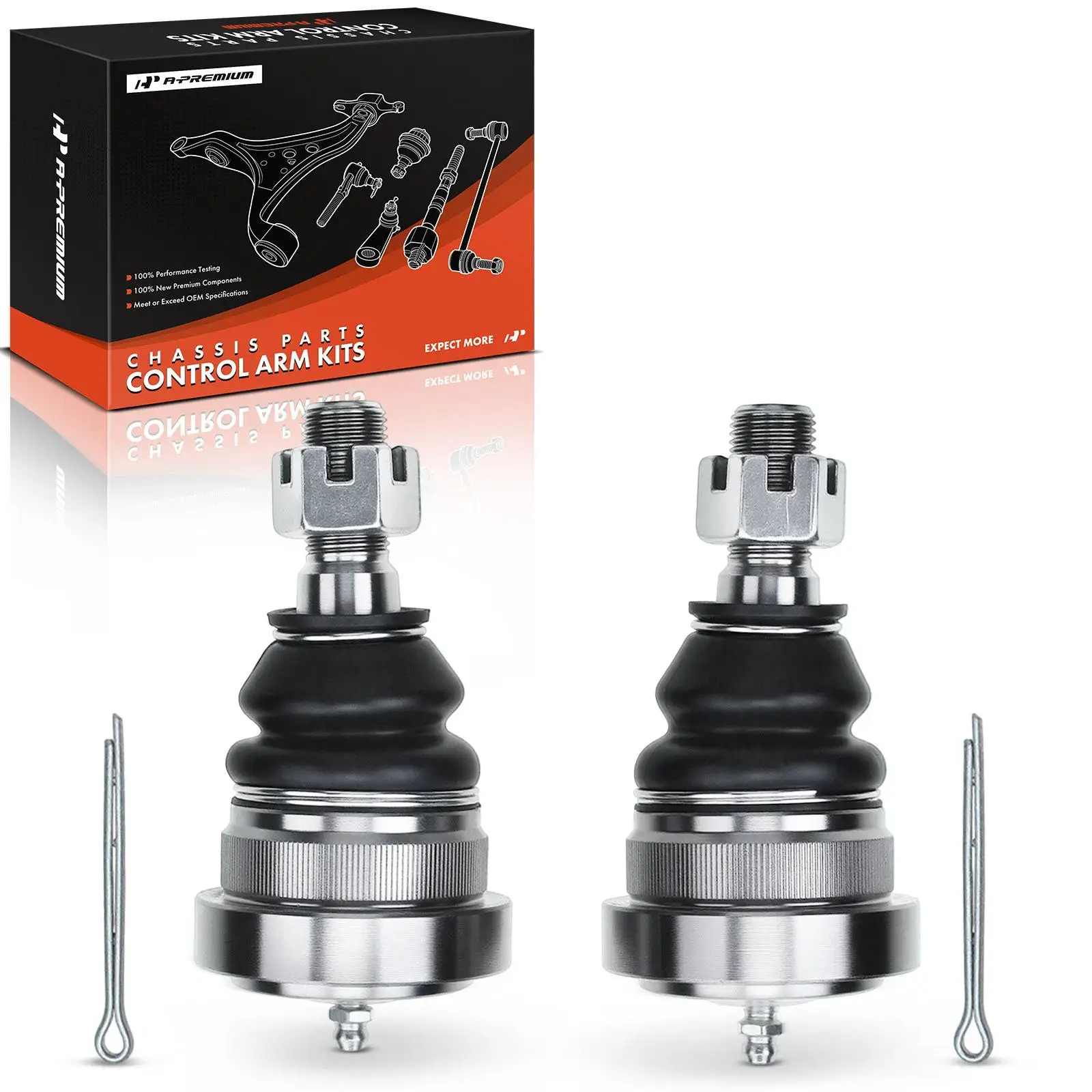 A-Premium 2x Front Lower Ball Joint Set for Ford Crown Victoria 1995-2002 Lincoln Town Car 1995-2002 Mercury Grand Marquis