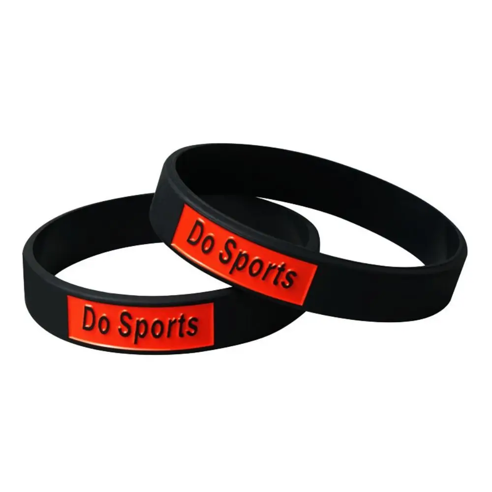 Hand Bands Do Sports Silicone Wristbands Printed Engraved Fashion Style Wrist Bands Jerwerly Simple