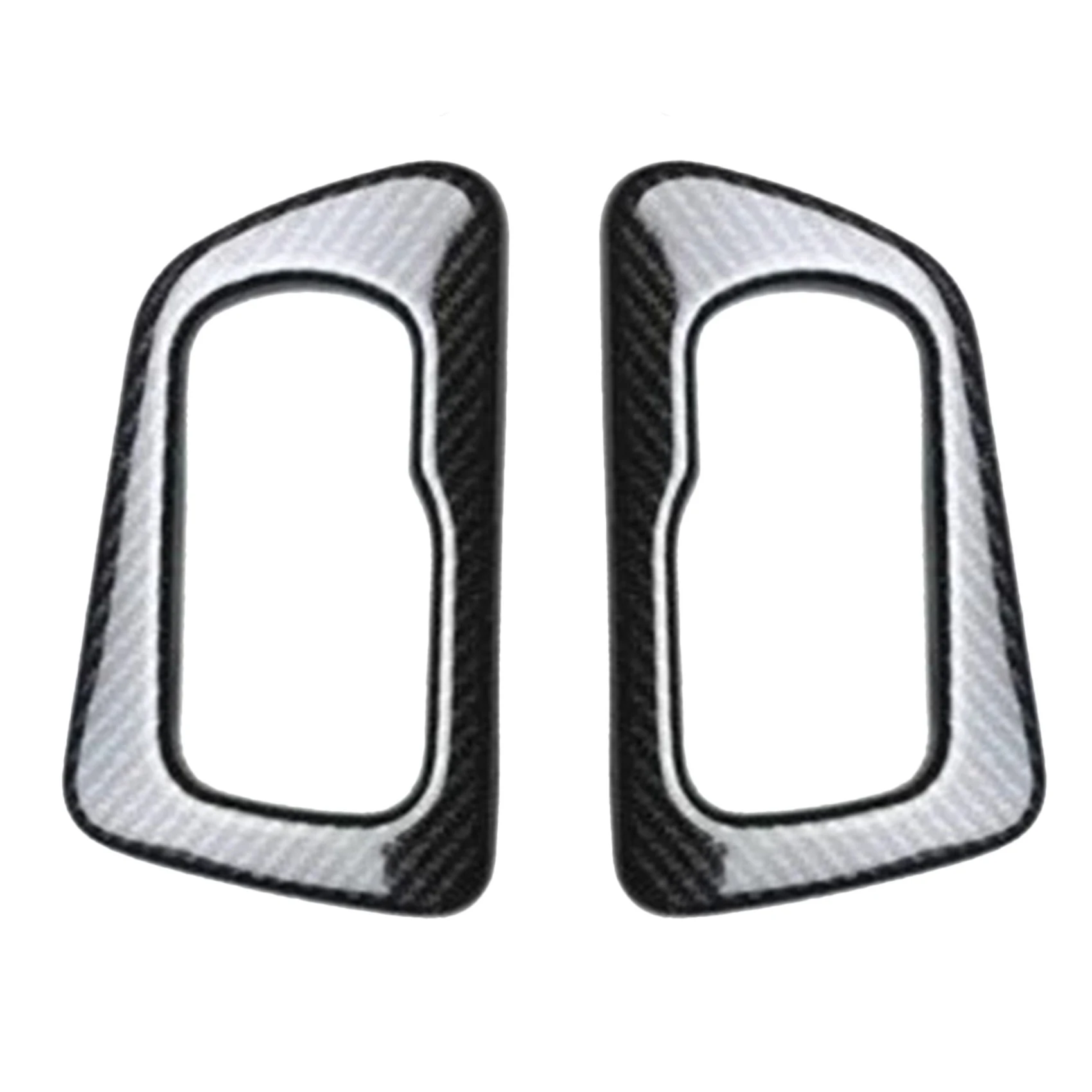 Car ABS Door Inner Handle Bowl Armrest Handrail Frame Lamp Panel for Nissan Qashqai J10 2008-2015 Carbon Fiber