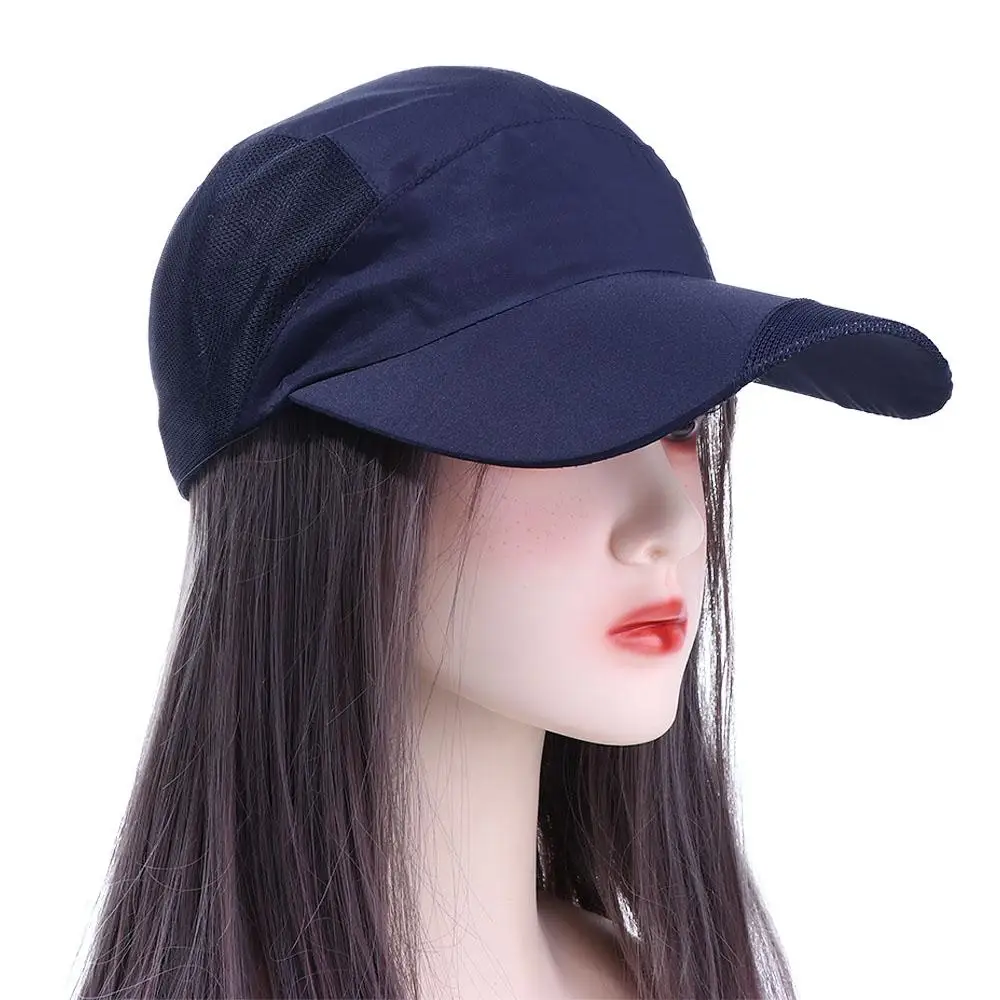 Sun Protection Hollow Summer Korean Style Sun Hat Sport Cap Breathable Baseball Hat Visor Cap Mesh Caps Quick Dry Mesh Cap