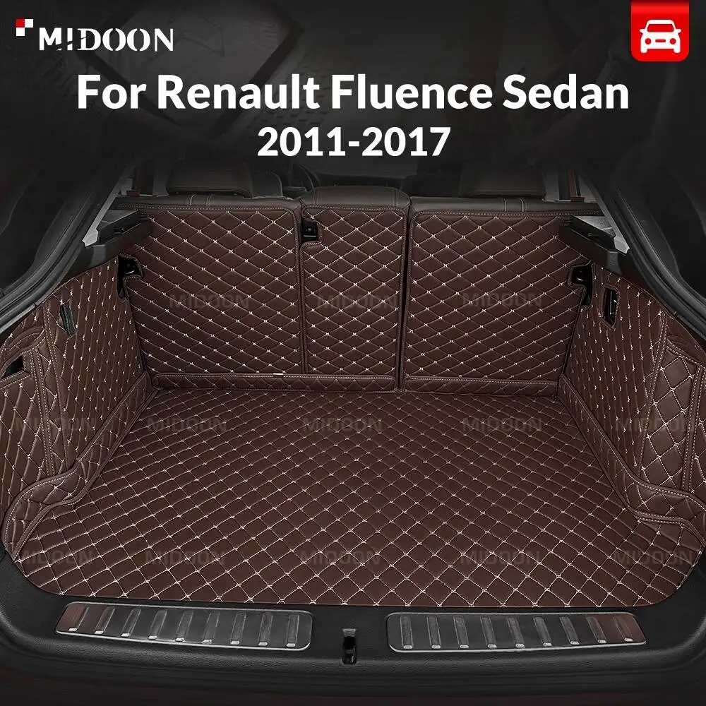 

Auto Full Coverage Trunk Mat For Renault Fluence Sedan 2011-2017 Car Anti-dirty Pad Protector Cargo Liner Interior Accessories