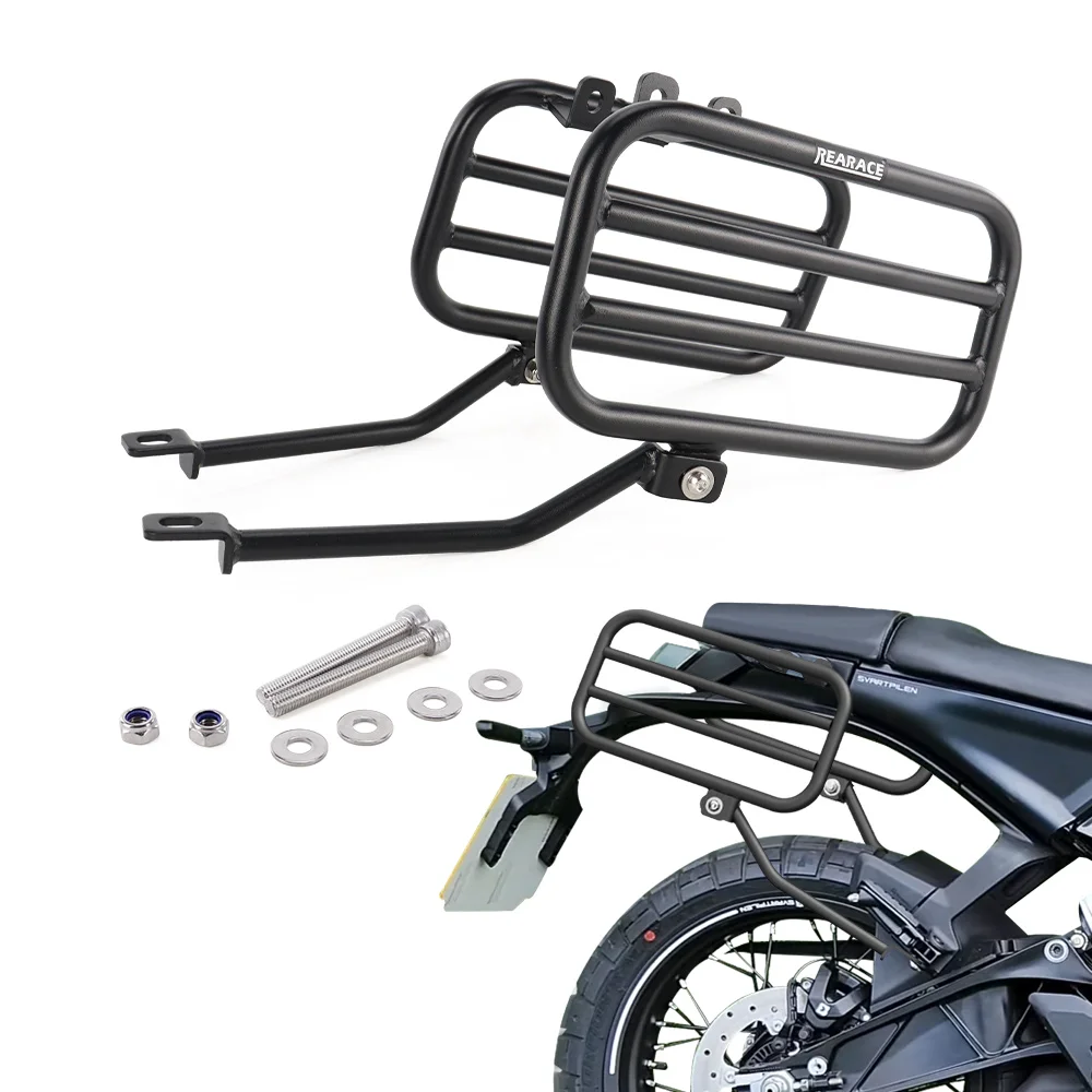 Motorcycle Side Luggage Racks Fit For Husqvarna Svartpilen & Vitpilen 250/401 2024-2026 Saddlebag Support Brackets Pannier Rack