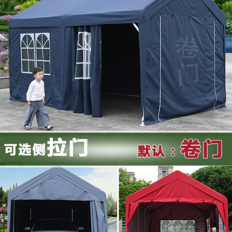 Outdoor Carport Parking Shed Home Sun-Proof Sunshade Garage Temporary Stall Awning Tent