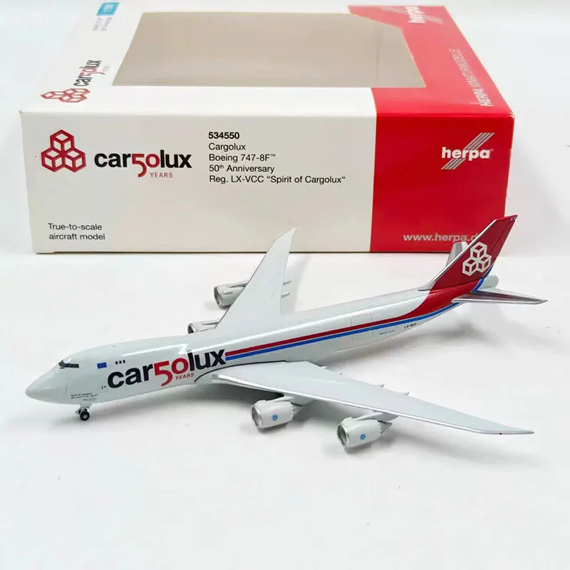 herpa Diecast Alloy 1:500 Scale B747-8F 534895/534550 Cargo
