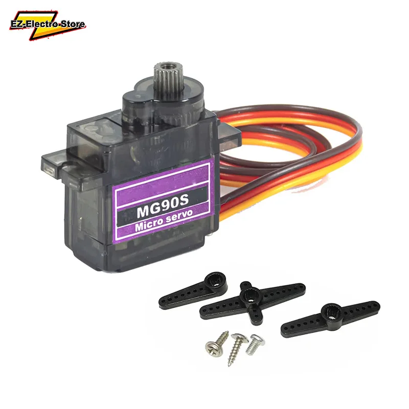 MG90S All metal gear 9g Servo SG90 Upgraded version For Rc Helicopter Plane Boat Car MG90 9G Trex 450 RC Robot
